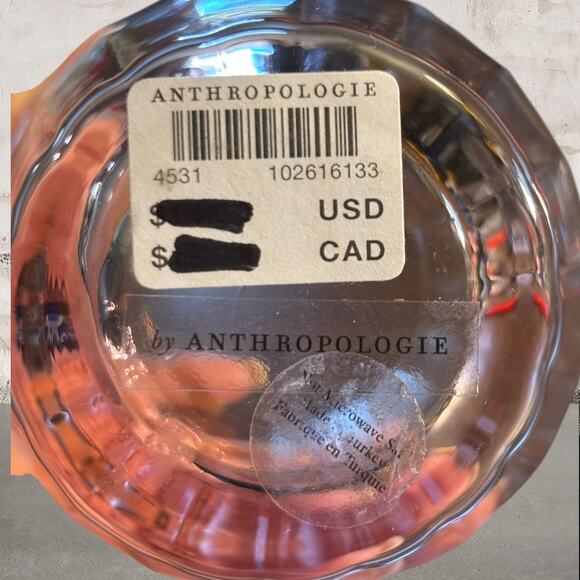 Anthropologie NWT Olsen Juice Glass - Picture 3 of 3